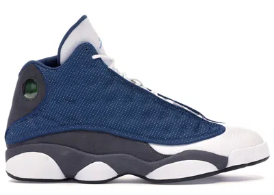 Pre-owned Jordan Men's  13 Retro Flint (2010) Sneakers In French Blue/university Blue/flint Grey