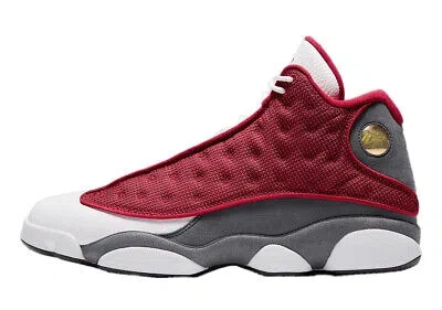 Pre-owned Jordan Men's  13 Retro "red Flint" Gym Red/black-flint Grey-white (dj5982 600) -