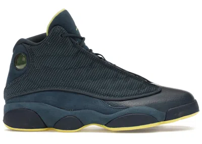 Pre-owned Jordan Men's  13 Retro Sneakers In Squadron Blue/electric Yellow/black