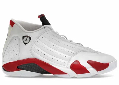 Pre-owned Jordan Men's  14 Retro Candy Cane (2006) Sneakers In White/black/varsity Red