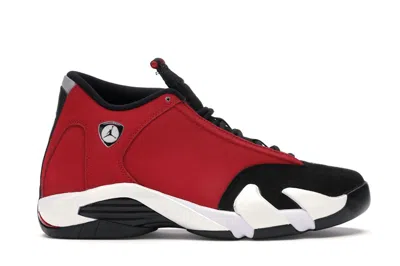Pre-owned Jordan Men's  14 Retro Gym Red Toro Sneakers In Off In Black/white/off White