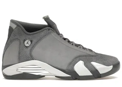 Pre-owned Jordan Men's  14 Retro Sneakers In Flint Grey/stealth Grey/white In Multi