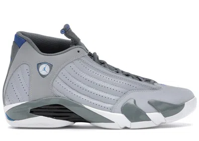 Pre-owned Jordan Men's  14 Retro Sneakers In Wolf Grey/white/sport Blue