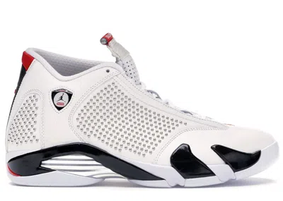 Pre-owned Jordan Men's  14 Retro Supreme Sneakers In White/university Red In Multi