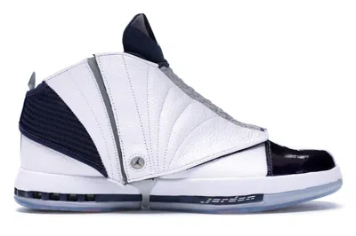 Pre-owned Jordan Men's  16 Retro (2016) Sneakers In White/midnight Navy Blue In Multi