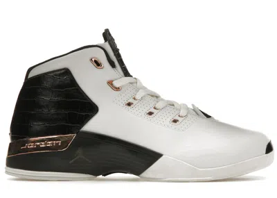Pre-owned Jordan Men's  17 Og Copper Sneakers In White/black/metallic Copper In Multi