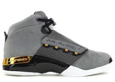 Pre-owned Jordan Men's  17 Retro Trophy Room (no Shirt) Sneakers In Cool Grey/metallic Gold/black In Multi