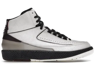 Pre-owned Jordan Men's  2 Retro A Ma Maniére Airness Sneakers In Sail/black/burgundy Crush In Multi