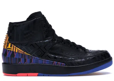 Pre-owned Jordan Men's  2 Retro History Month (2019) Sneakers In Black/metallic Gold In Multi