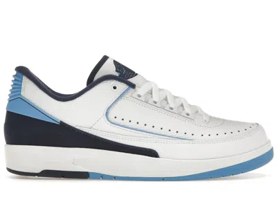 Pre-owned Jordan Men's  2 Retro Low (2016) Sneakers In White/university Blue/midnight Navy