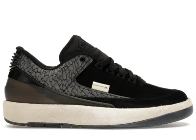Pre-owned Jordan Men's  2 Retro Low Responsibility Sneakers In Black/anthracite/smoke Grey