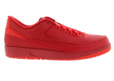 Pre-owned Jordan Men's  2 Retro Low Sneakers In Gym Red/university Red/hyper Turquoise In Multi