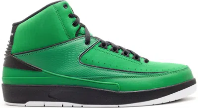 Pre-owned Jordan Men's  2 Retro Qf Candy Pack Green Sneakers In Classic Green/white/black In Multi