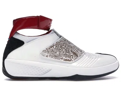 Pre-owned Jordan Men's  20 Og Laser Sneakers In White/varsity Red/black