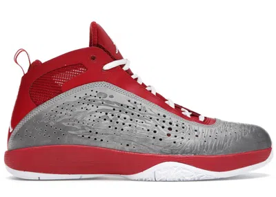 Pre-owned Jordan Men's  2011 Warrior Pack Red Sneakers In Varsity Red/wolf Grey/medium Grey