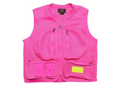 Pre-owned Jordan Men's  23 Engineered Vest In Active Fuchsia/cyber