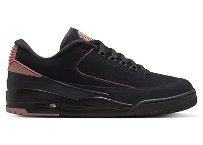 Pre-owned Jordan Men's  2/3 Rust Pink Sneakers In Black/white/anthracite