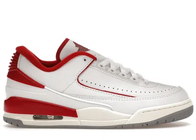 Pre-owned Jordan Men's  2/3 Sneakers In White/varsity Red/sail In Multi