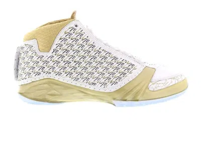 Pre-owned Jordan Men's  23 Trophy Room Sneakers In White/metallic Gold/black In Multi