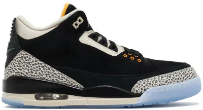 Pre-owned Jordan Men's  3 Retro Atmos Sneakers In Black/bonsai/flax