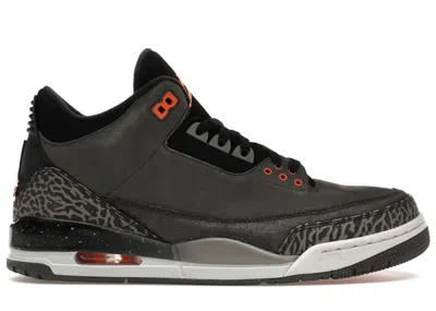 Pre-owned Jordan Men's  3 Retro Fear Pack (2013) Sneakers In Night Stadium/total Orange/black In Multi