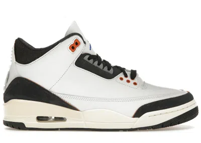 Pre-owned Jordan Men's  3 Retro Quai 54 (2024) Sneakers In Summit White/off Noir/game Royal In Multi