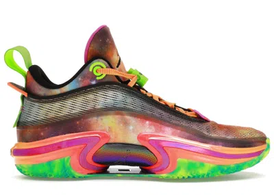 Pre-owned Jordan Men's  36 Low Eybl (2022) Sneakers In Black/electric Green/hyper Violet In Multi