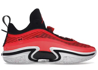 Pre-owned Jordan Men's  36 Low Flipped Sneakers In Infrared/black/white