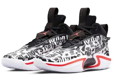 Pre-owned Jordan Men's  36 Pf Flight School ( Sole) Sneakers In Black/white/infrared 23 In Multi