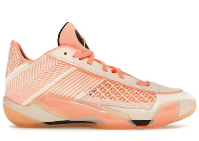 Pre-owned Jordan Men's  38 Low Mother's Day (translucent Sole) Sneakers In Crimson Tint/orange Pulse/black
