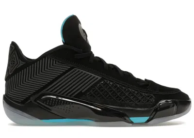 Pre-owned Jordan Men's  38 Low (translucent Sole) Sneakers In Black/anthracite/gamma Blue In Multi
