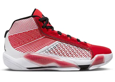 Pre-owned Jordan Men's  38 Pf Celebration ( Sole) Sneakers In White/black/university Red