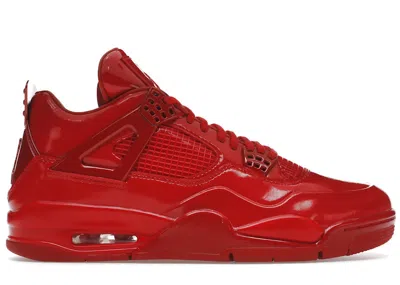 Pre-owned Jordan Men's  4 Retro 11lab4 Red Sneakers In University Red/white
