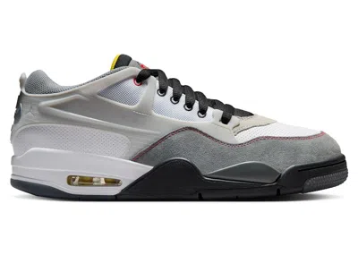 Pre-owned Jordan Men's  4 Rm Premium Fire Red Sneakers In White/black/smoke Grey In Multi