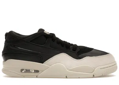 Pre-owned Jordan Men's  4 Rm Sneakers In Black/light Bone/dark Grey In Multi