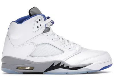 Pre-owned Jordan Men's  5 Retro (2021) Sneakers In White/stealth/ Black In Multi