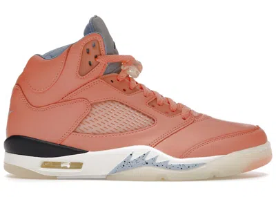 Pre-owned Jordan Men's  5 Retro Dj Khaled We The Best Sneakers In Crimson Bliss/leche Blue/sail In Multi
