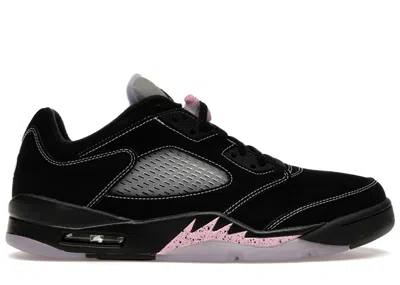 Pre-owned Jordan Men's  5 Retro Low Dongdan Sneakers In Black/white/lilac Ice In Multi