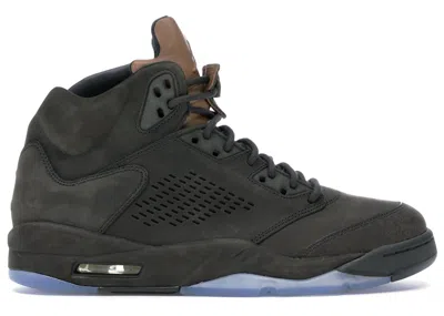 Pre-owned Jordan Men's  5 Retro Take Flight Sneakers In Sequoia/metallic Gold/vachetta Tan In Multi