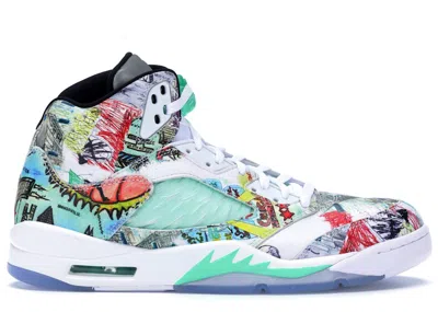 Pre-owned Jordan Men's  5 Retro Wings Sneakers In Multi