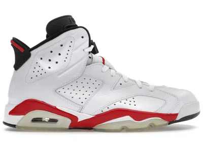 Pre-owned Jordan Men's  6 Retro Bulls (2010) Sneakers In White/varsity Red/black