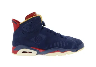 Pre-owned Jordan Men's  6 Retro Doernbecher Sneakers In Midnight Navy Blue/white/varsity In Multi