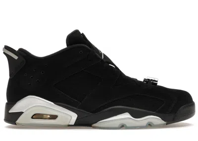 Pre-owned Jordan Men's  6 Retro Low Chrome (2015) Sneakers In Black/metallic Silver/white In Multi