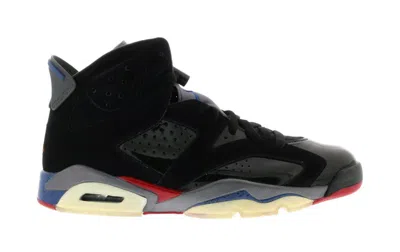 Pre-owned Jordan Men's  6 Retro Pistons Sneakers In Black/varsity Red/true Blue In Multi