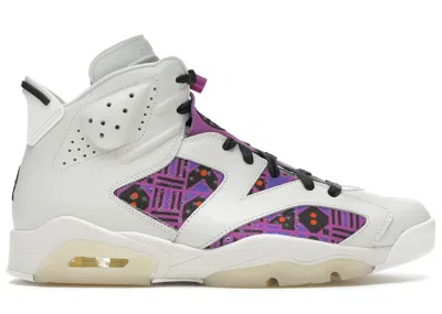 Pre-owned Jordan Men's  6 Retro Quai 54 (2020) Sneakers In Sail/black/team Orange In Multi