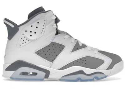 Pre-owned Jordan Men's  6 Retro Sneakers In White/medium Grey/cool Grey In Multi