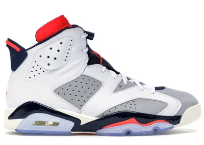 Pre-owned Jordan Men's  6 Retro Tinker Sneakers In White/infrared 23/neutral Grey In Multi