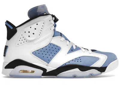 Pre-owned Jordan Men's  6 Retro Unc Sneakers In University Blue/white/college Navy In Multi