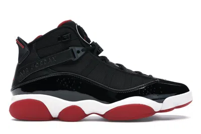 Pre-owned Jordan Men's  6 Rings (2007) Sneakers In Black/varsity Red/white