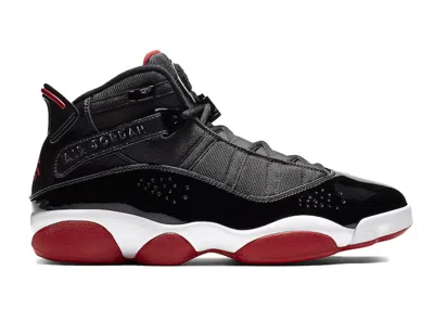 Pre-owned Jordan Men's  6 Rings Bred (2019) Sneakers In Black/varsity Red/white In Multi